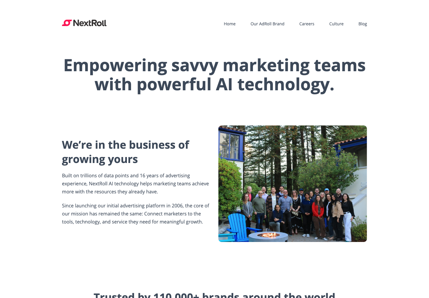 RollWorks official product page showing its account-based marketing platforms proposition