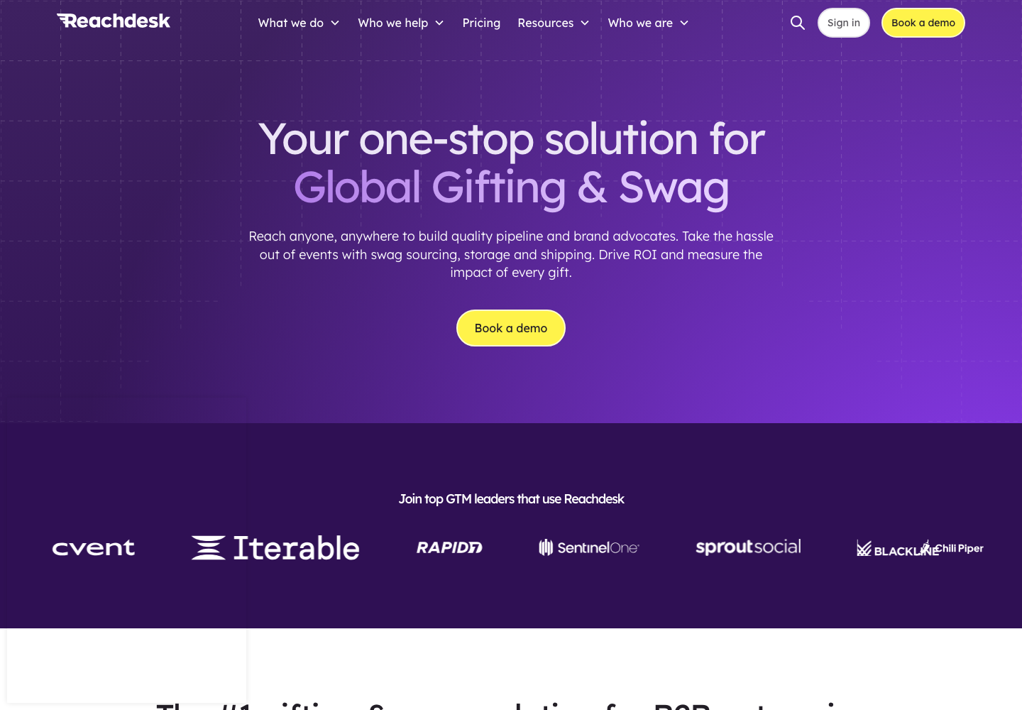 Reachdesk official company page