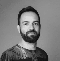 Portrait of Andrei Dunca, co-founder and CTO of Bluefish AI
