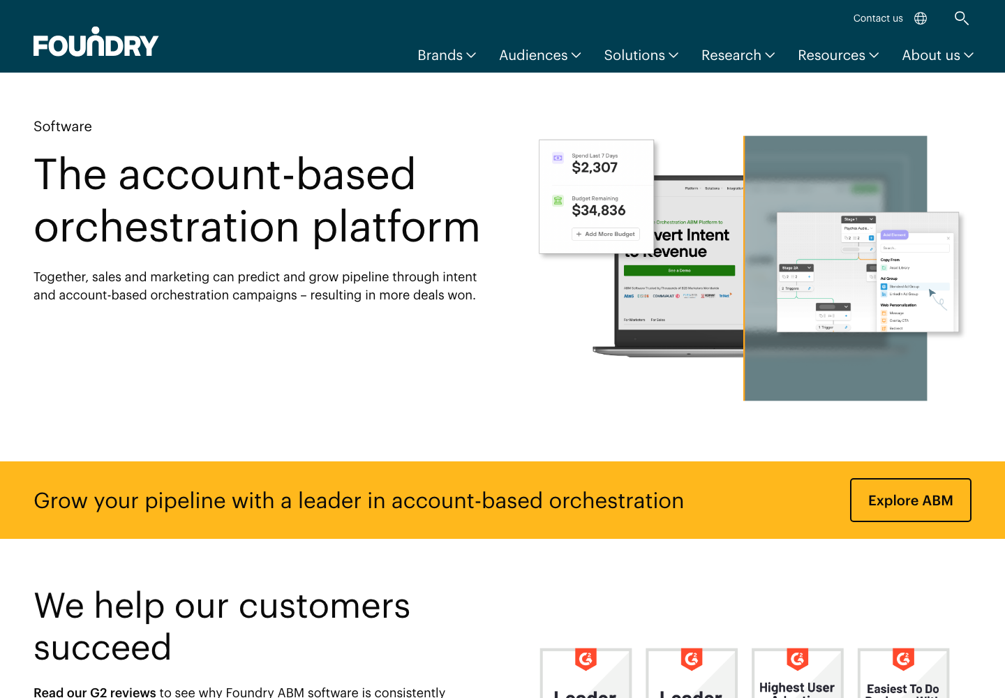 Triblio / Foundry ABM official company page