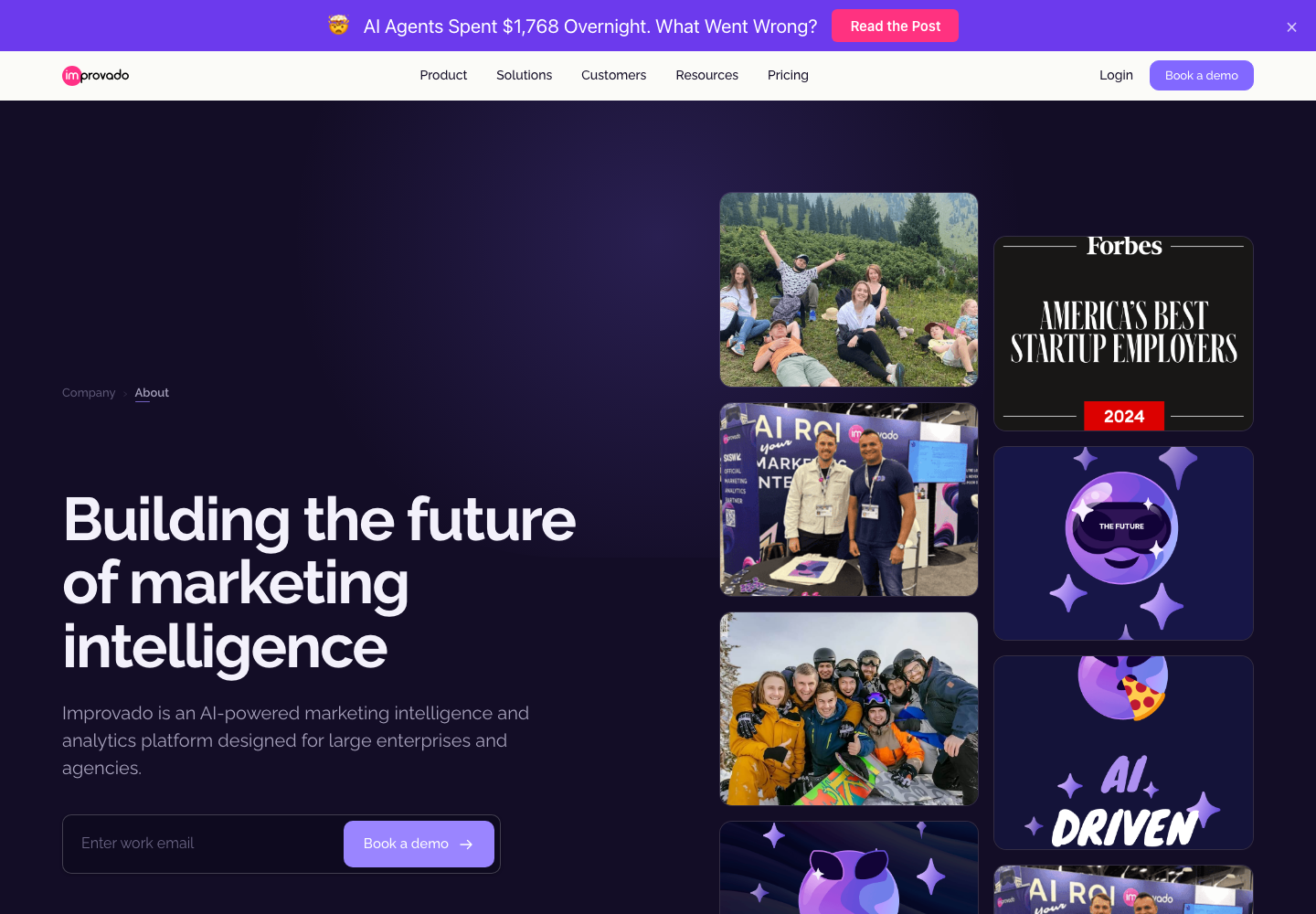 Improvado official company page