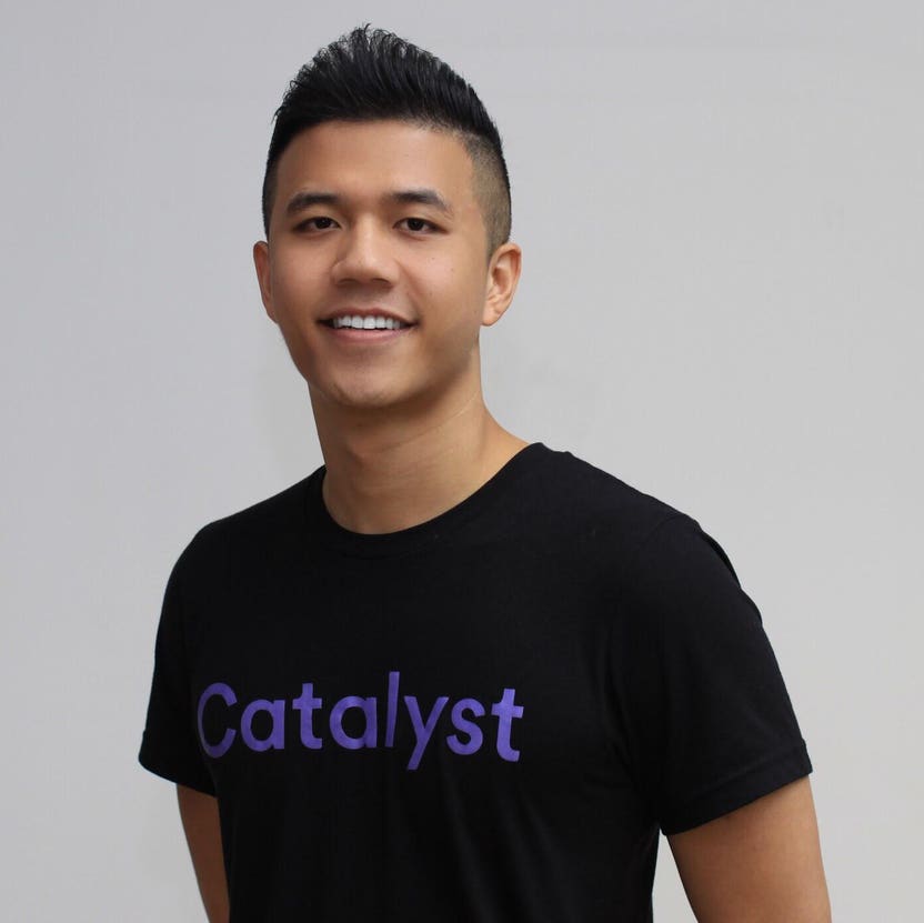 Portrait of Kevin Chiu, Co-founder and former operating and product leader at Catalyst