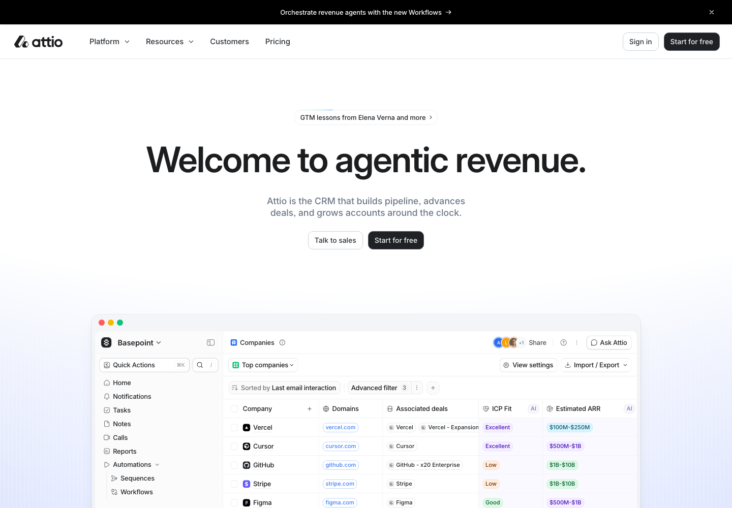 Attio official company page