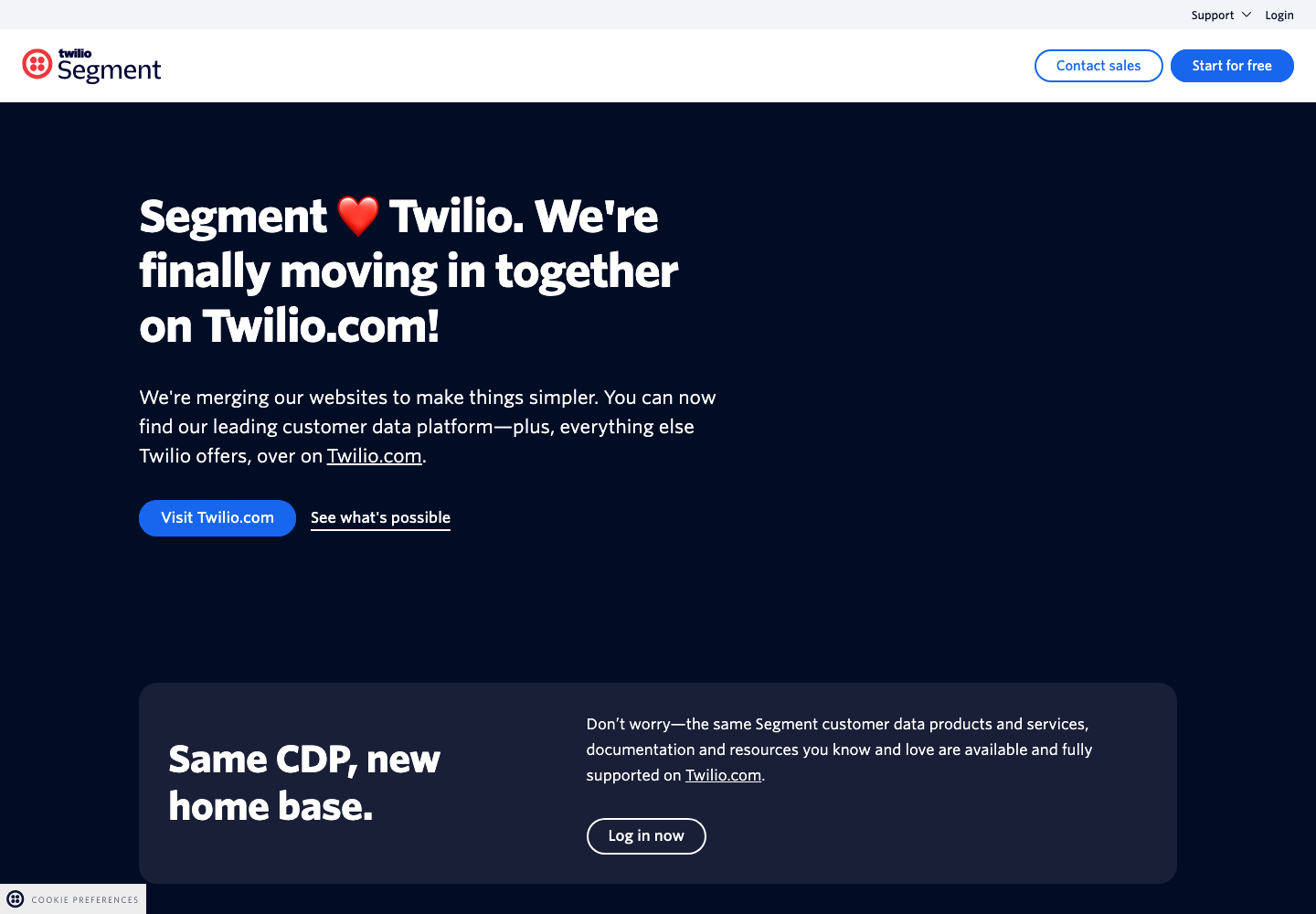 Twilio Segment official company page