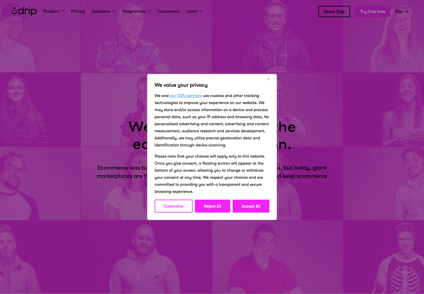 Drip official company page
