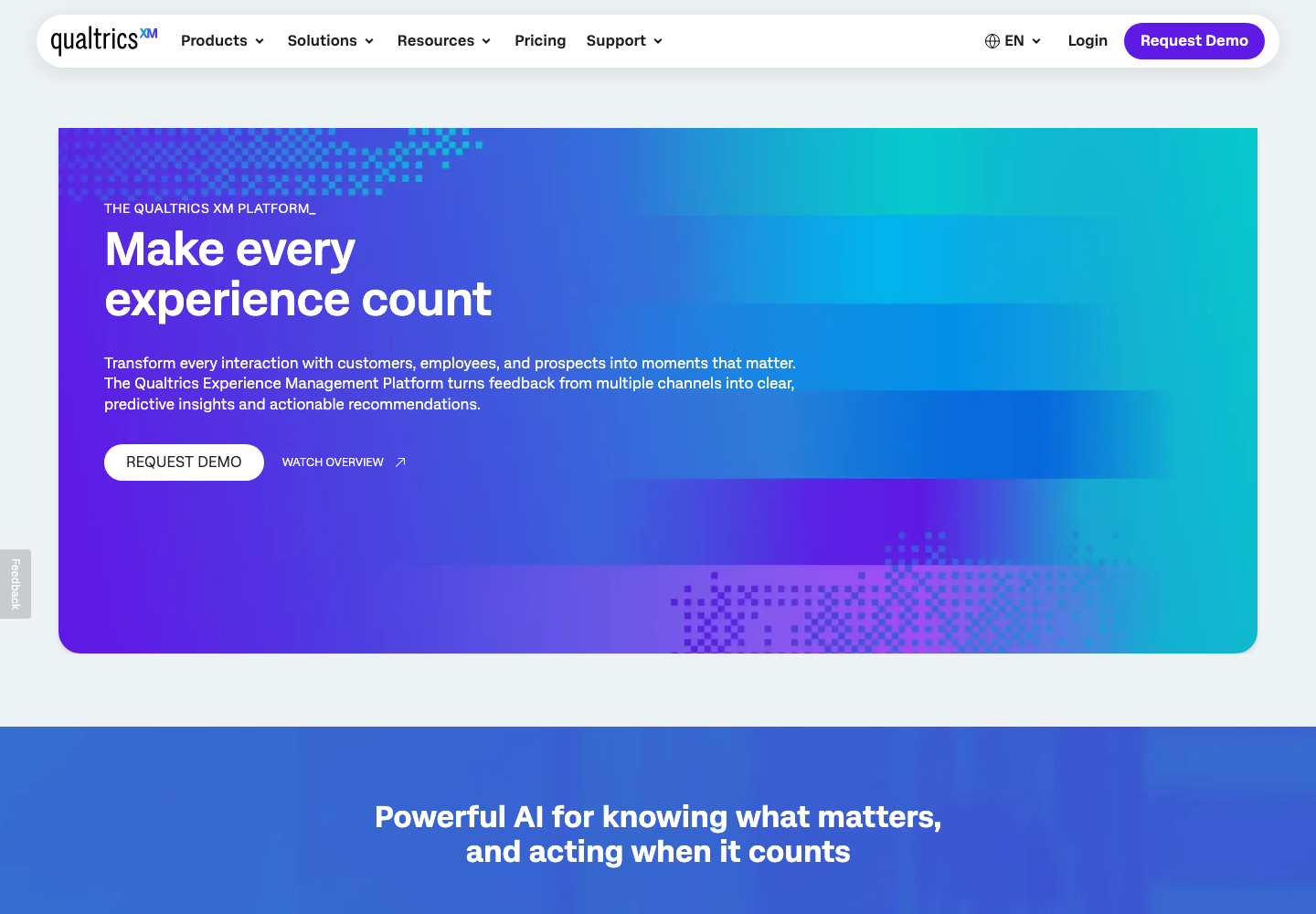 Qualtrics official company page