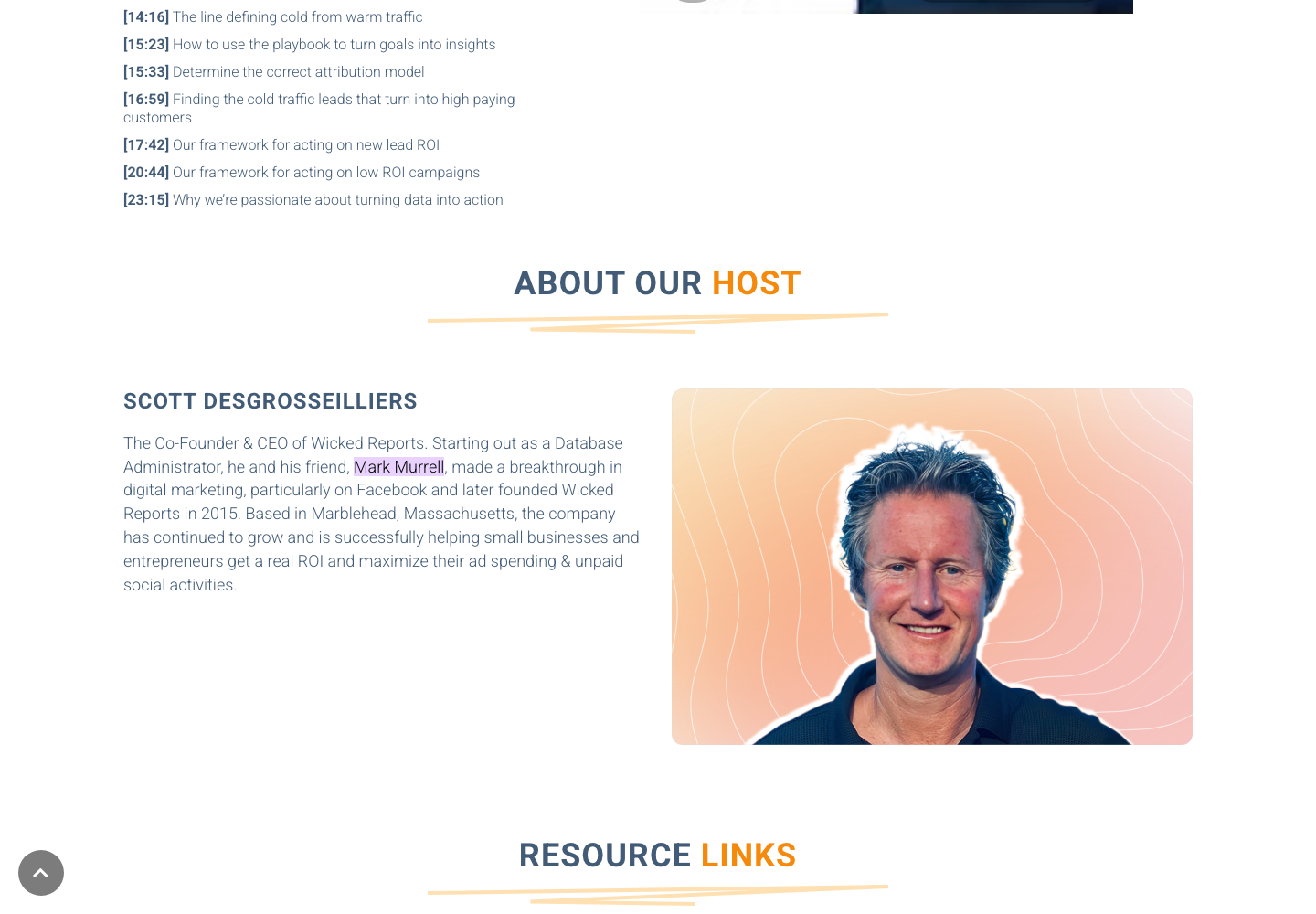 Portrait of Mark Murrell, Co-founder at Wicked Reports