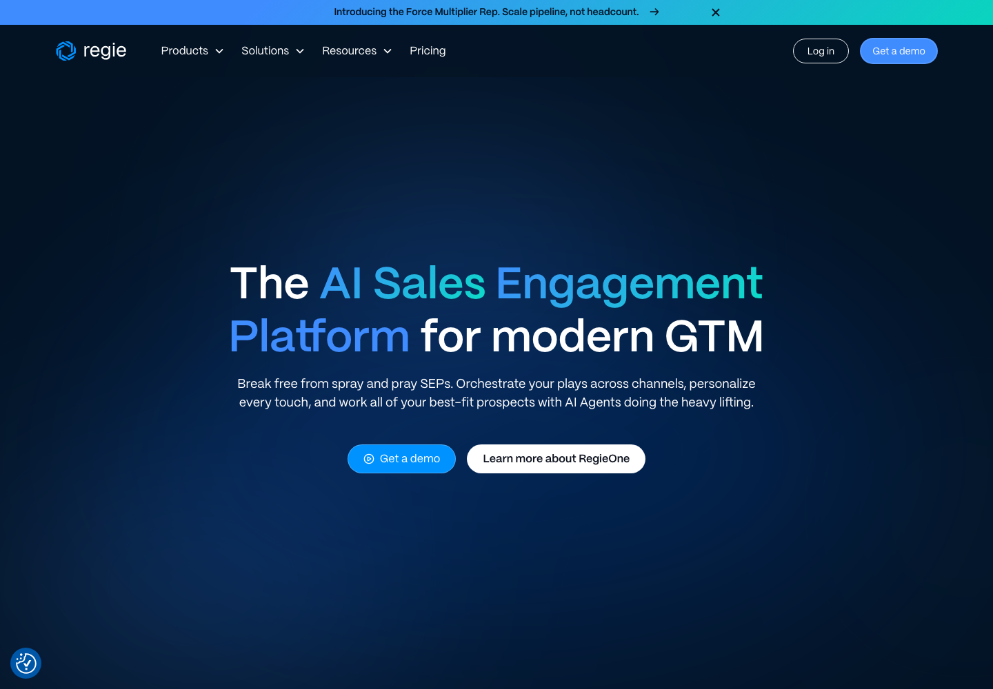 Regie.ai official company page