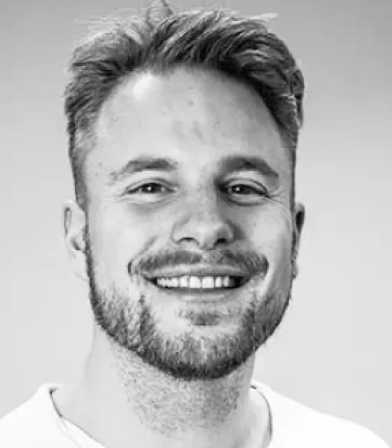 Portrait of Steffen Tjerrild, Co-founder and operating executive at Synthesia