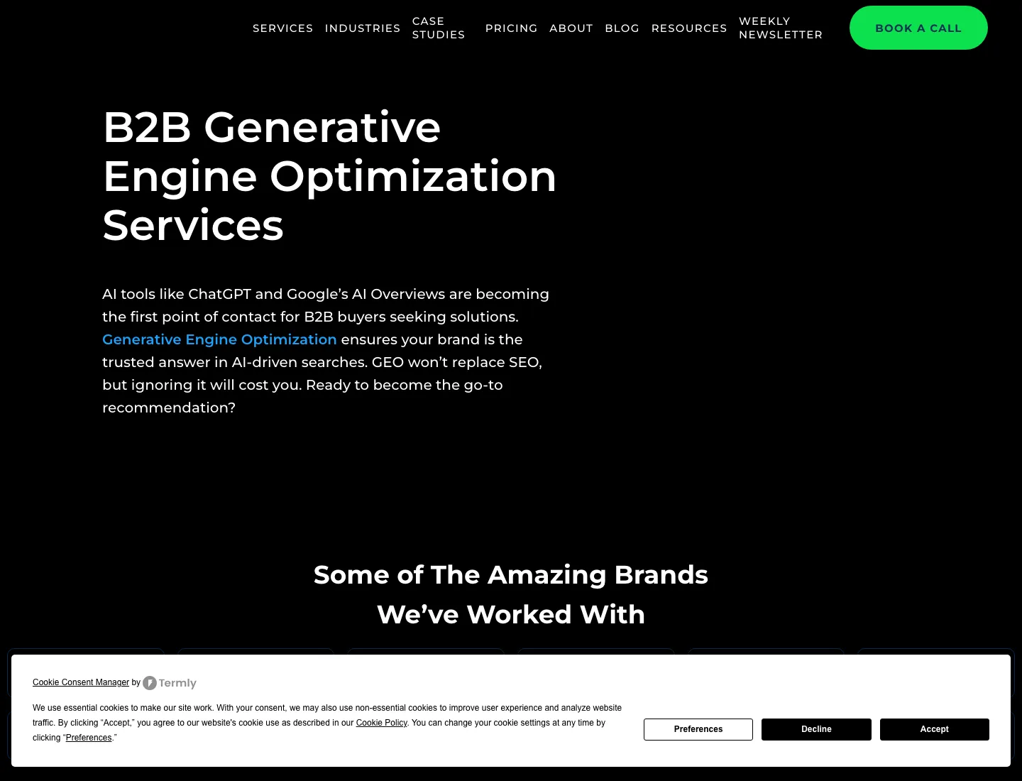 RevenueZen official website, captured 20 July 2026