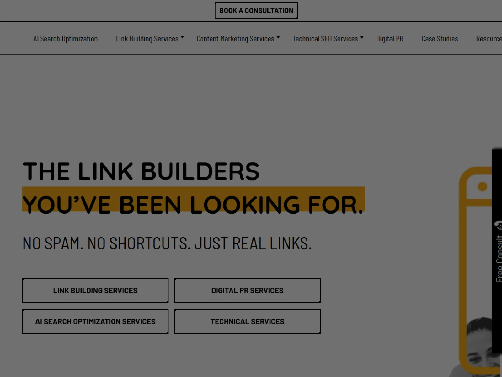 Page One Power homepage, captured 20 July 2026