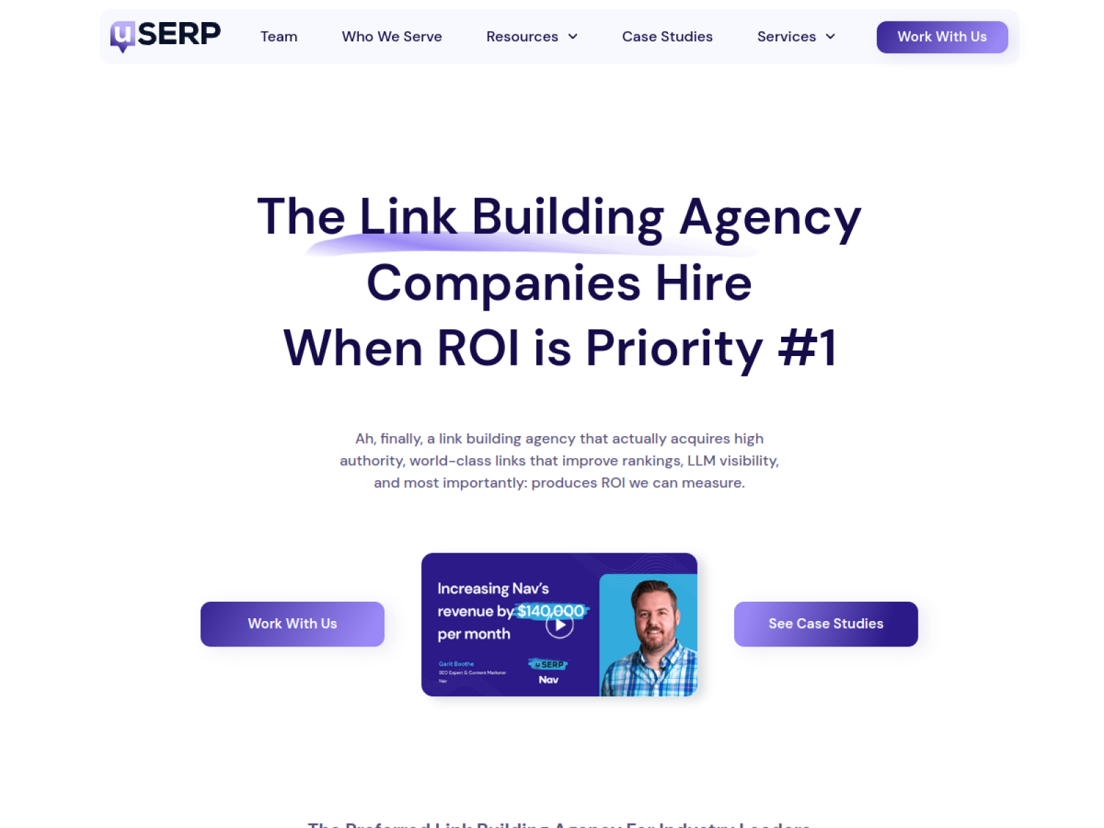 uSERP homepage