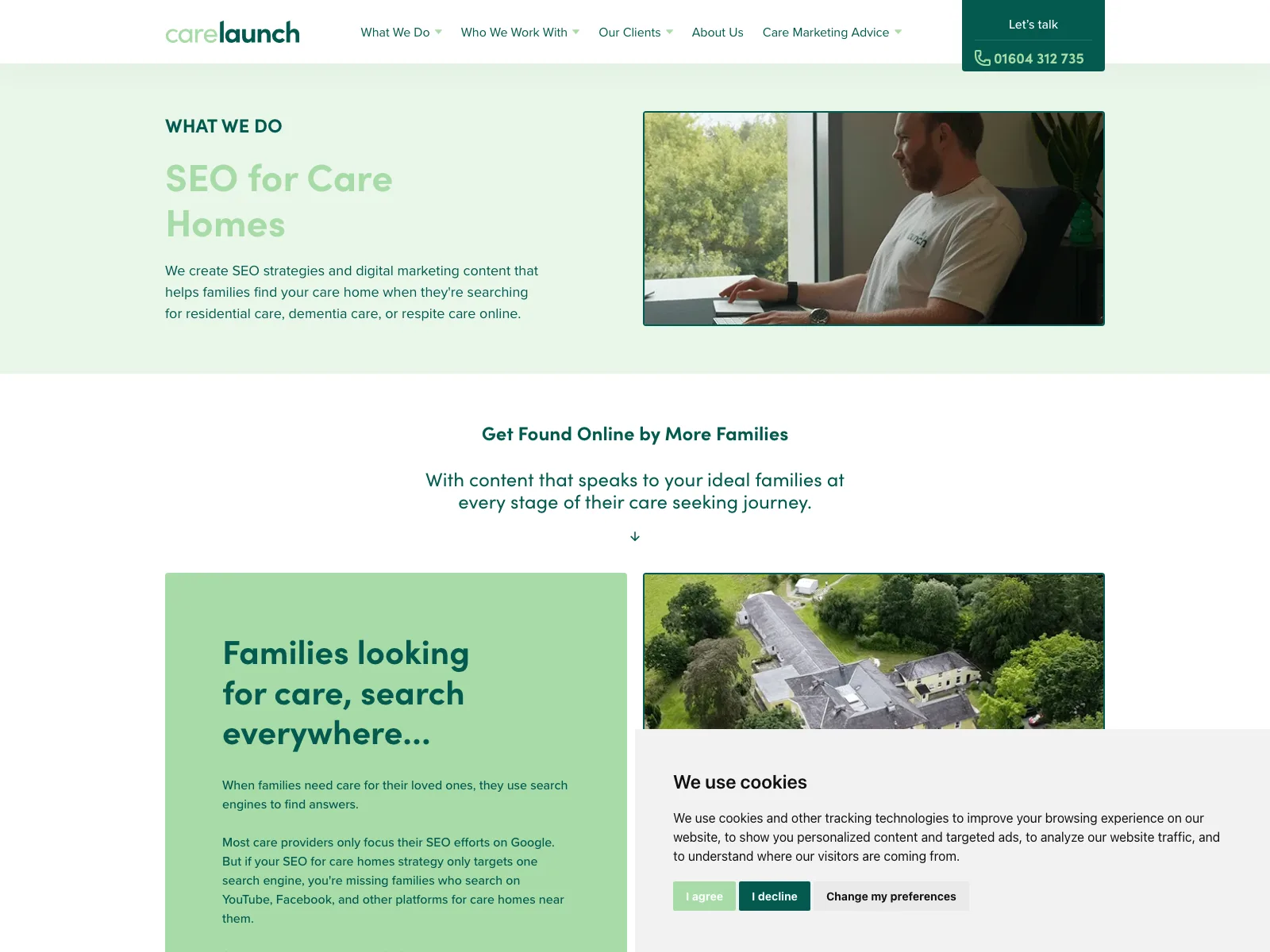 Care Launch official website, captured 20 July 2026