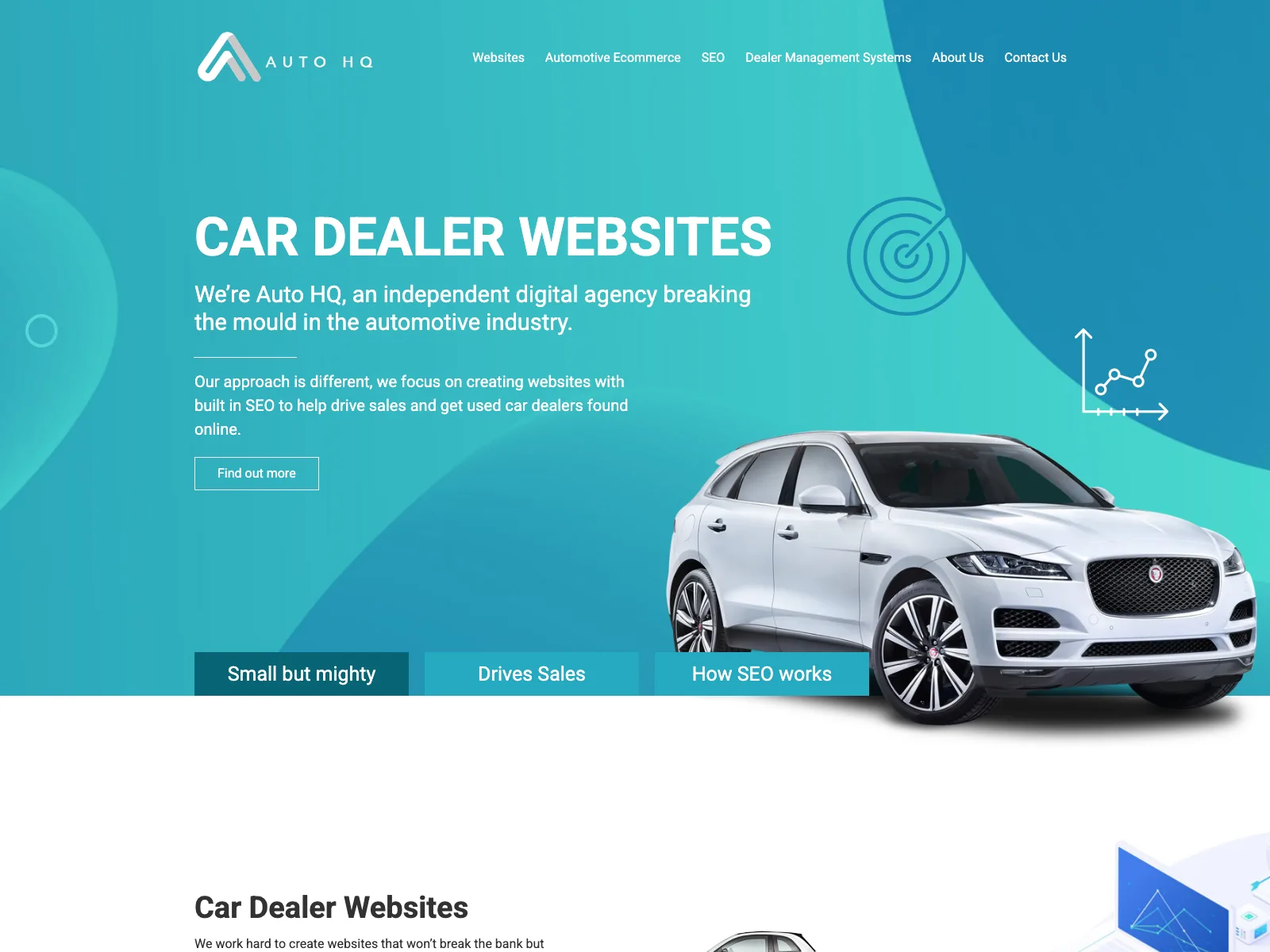 Auto HQ homepage, captured 20 July 2026
