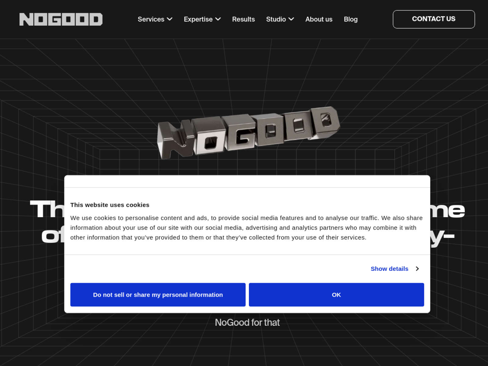 NoGood homepage
