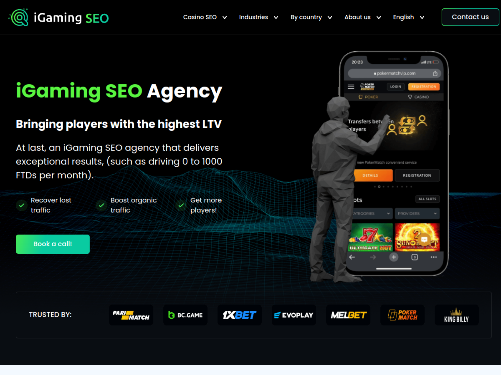 SEOiGaming homepage