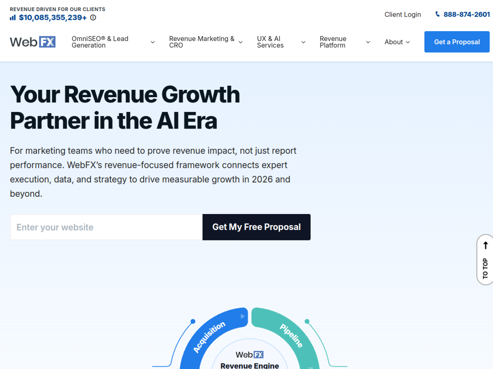 WebFX homepage
